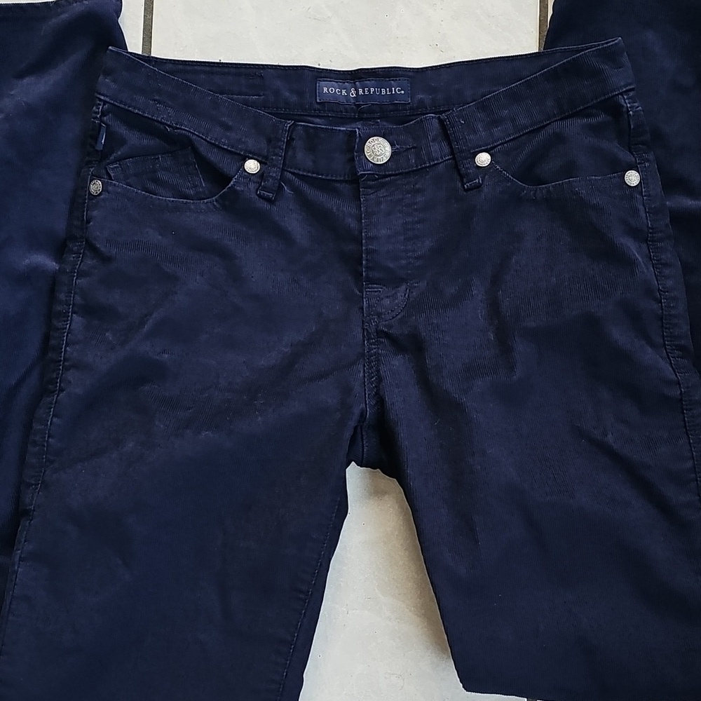 Rock & Republic Women's Dark Pants - Picture 3 of 6